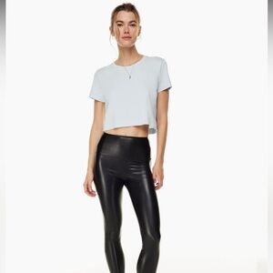 Aritzia Wilfred free Daria vegan leather leggings XXS